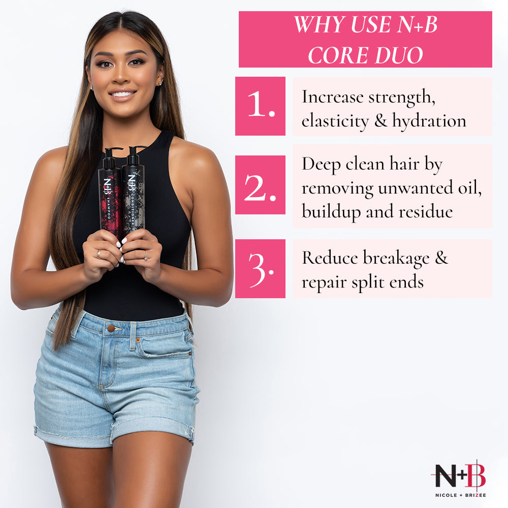 N+B Core Shampoo + Conditioner Bundle – Nicole and Brizee Beauty